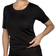 Lady Avenue Silk T-shirt - Black