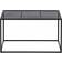 Venture Design Netz Light Grey Sofabord 80x80cm