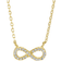 Joanli Nor Infinity Sign Necklace - Gold/Transparent
