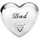 Pandora Dad's Love Charm - Silver/Transparent
