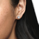 Pandora Round Sparkle Halo Stud Earrings - Silver/Transparent