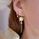 ENAMEL Copenhagen Lola Tropical Earrings - Gold/Multicolour