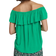 Ichi Blouse With Short Sleeve - Holly Green