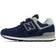 New Balance Kid's 574 Core Hook & Loop - Navy with white