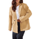 PrettyLittleThing Wool Look Double Breasted Blazer - Camel