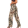 PrettyLittleThing Abstract Camo Wide Leg Cargo Trousers - Khaki