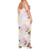 PrettyLittleThing Printed Plisse Cowl Neck Maxi Dress Plus Size - Lilac