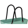 Hinza Shopping Bag Small (Green Plastic) - Olive