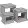 vidaXL grey sonoma 3x Engineered Nesting Table