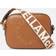 Stella McCartney Womens Pecan Brand-embellished Faux-leather Cross-body bag