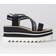 Stella McCartney Sneak-Elyse Striped Platform Sandal