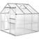 tectake Greenhouse 3.7m² Aluminium Polycarbonat