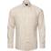 Eton Wide Spread Collar Linen Shirt - Brown