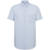 Seidensticker Non-iron Fil a Fil Short Sleeve Business Shirt - Light Blue
