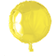 Rund Folieballon Gul