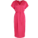 Vila Viellette Short Sleeved Midi Dress - Pink Yarrow
