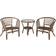 Venture Design Wera Cafésæt, 1 borde inkl. 2 stole