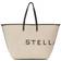 Stella McCartney Womens Ecru Logo-print Organic-cotton Tote bag