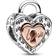 Pandora Two Tone Padlock Splittable Heart Charm - Silver/Rose Gold