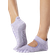 ToeSox Full Toe Bellarina Yoga Socks - Heather Purple
