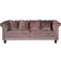 Venture Design Velvet Pink Sofa 217cm 3 personers