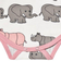 Småfolk Body Elephant - Silver Pink (91-3013)