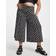 Yours Exclusive Black Culottes with Small Flowers - Black