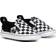 Vans Infant Checkerboard Slip-On V Crib - Black/True White