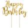 PartyDeco Happy Birthday Kagedekoration