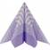 Sovie Paper Napkins Airlaid Textile Purple/White 40x40cm 12-pack