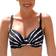 Wiki Crete Padded Balconette Bikini Top - Black/White