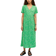 Object Floral Wrap Dress - Fern Green