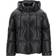 Stella McCartney Black Press-Stud Faux-Leather Puffer Jacket 1000 BLACK FR