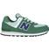 New Balance Kids' 574 in Green/Blue Suede/Mesh