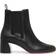 Christian Louboutin Turelastic black leather ankle boots