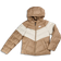 Nike Older Kid's Sportswear Synthetic-Fill Hooded Jacket - Khaki/Light Bone/White (DX1264-247)
