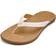 OluKai Women's Honu Flip Flop Sandals White/Sand