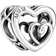 Pandora Entwined Infinite Hearts Charm - Silver