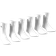 adidas Cushioned Sportwear Crew Socks 6-pack - White/Black