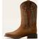 Ariat Round Up Wide Square Toe Western Boot W - Powder Brown