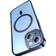 Baseus Glitter Magnetisk Cover og Beskyttelsesglas Sæt til iPhone 14 Plus Blå