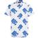 Tommy Hilfiger Monogram Skjorte, Ultra Blue/Optic White