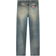 Kenzo Asagao Straight Fit Jeans - Stone Bl Dirty Blue Denim