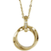 Astrid & Agnes Carolin Long Necklace - Gold/Transparent