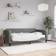 vidaXL Daybed with Mattress Dark Grey Sofa 213cm 3 personers