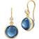 Julie Sandlau Prime Earrings - Gold/Blue/Transparent