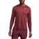 Nike Men's Miler Dri-FIT UV Long Sleeve Running Top - Night Maroon/Cedar/Heather