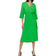 Only Lion Wrap Midi Dress - Green/Kelly Green