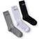H2OFagerholt Suck Socks 3-pack - Black/White/Grey Mel