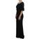 Dolce & Gabbana Floral Lace Long Bodycon Maxi Dress - Black